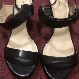 Black heels.